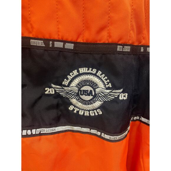 Harley Davidson Sturgis Black Hills Rally 2003 Bomber Jacket Size Large - Picture 2 of 8